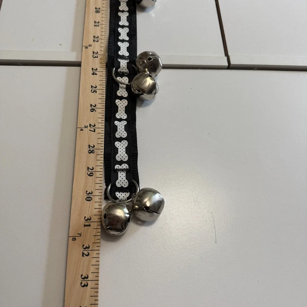 Dog Doorbell Training Bells Hanging Potty Training Jingle Bells Adjustable Strap